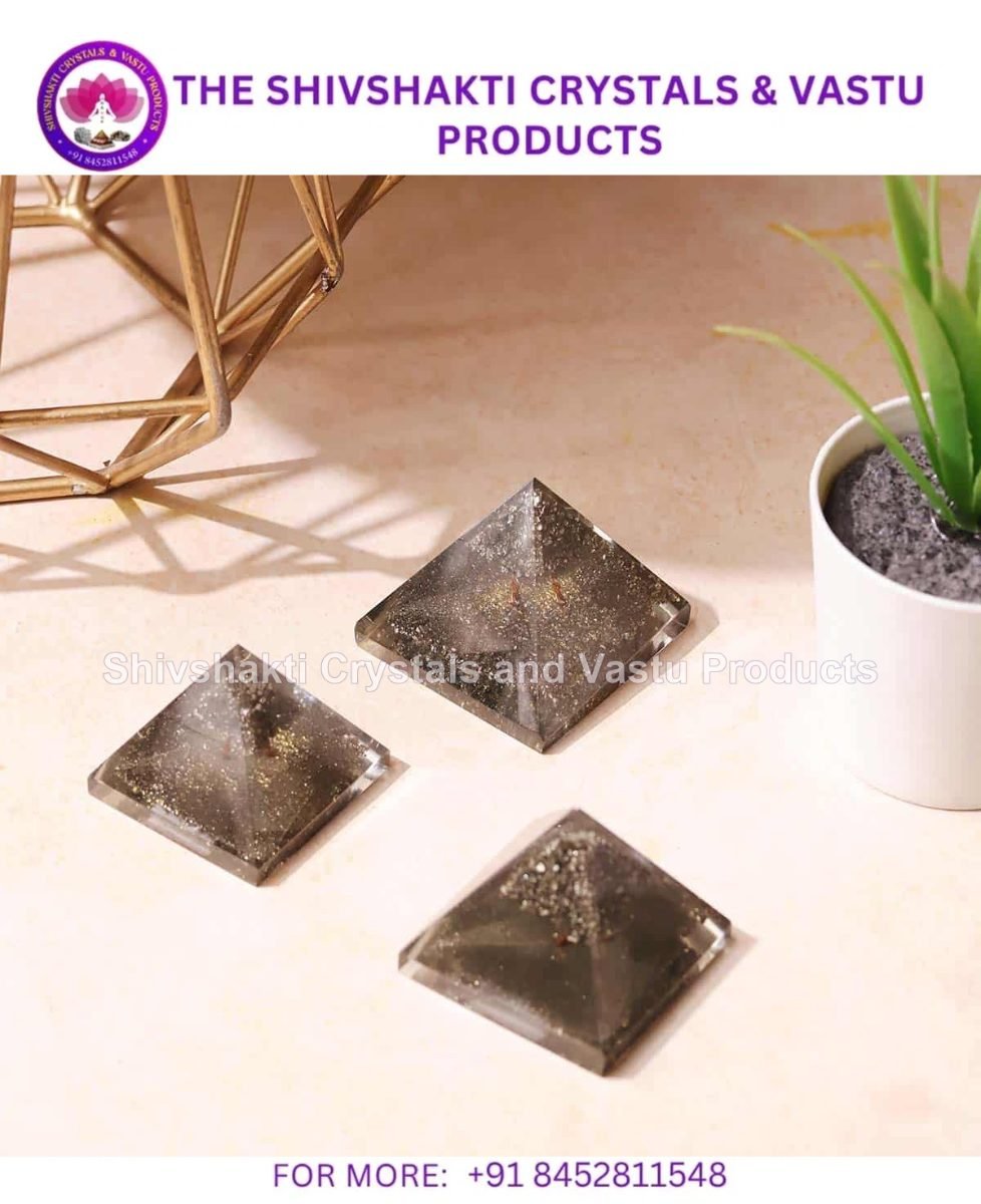 Pyrite Mini Orgone Pyramid