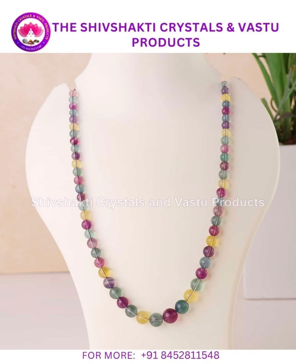 Rainbow Fluorite Beads Necklace