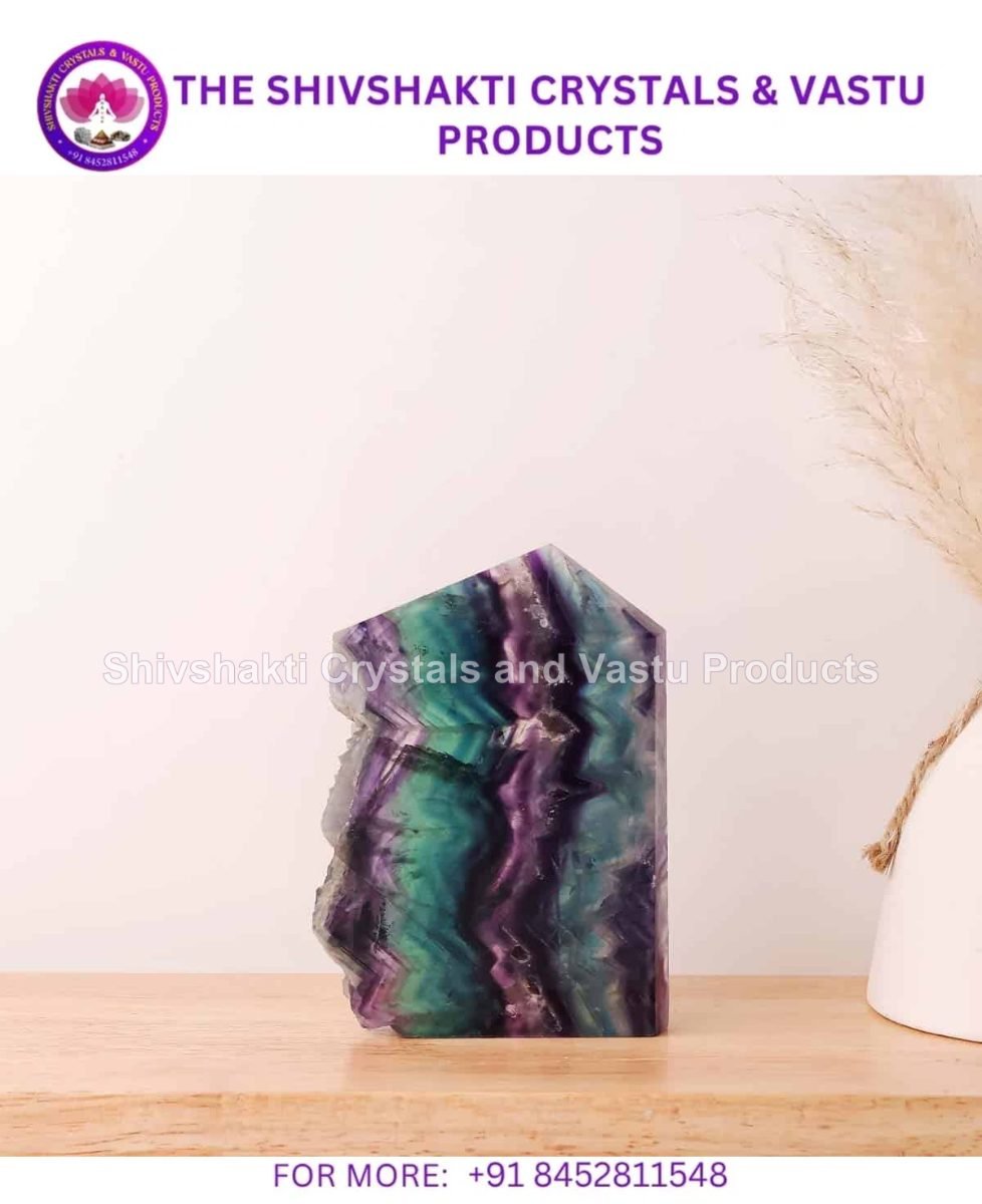 Rainbow Fluorite Raw Tower