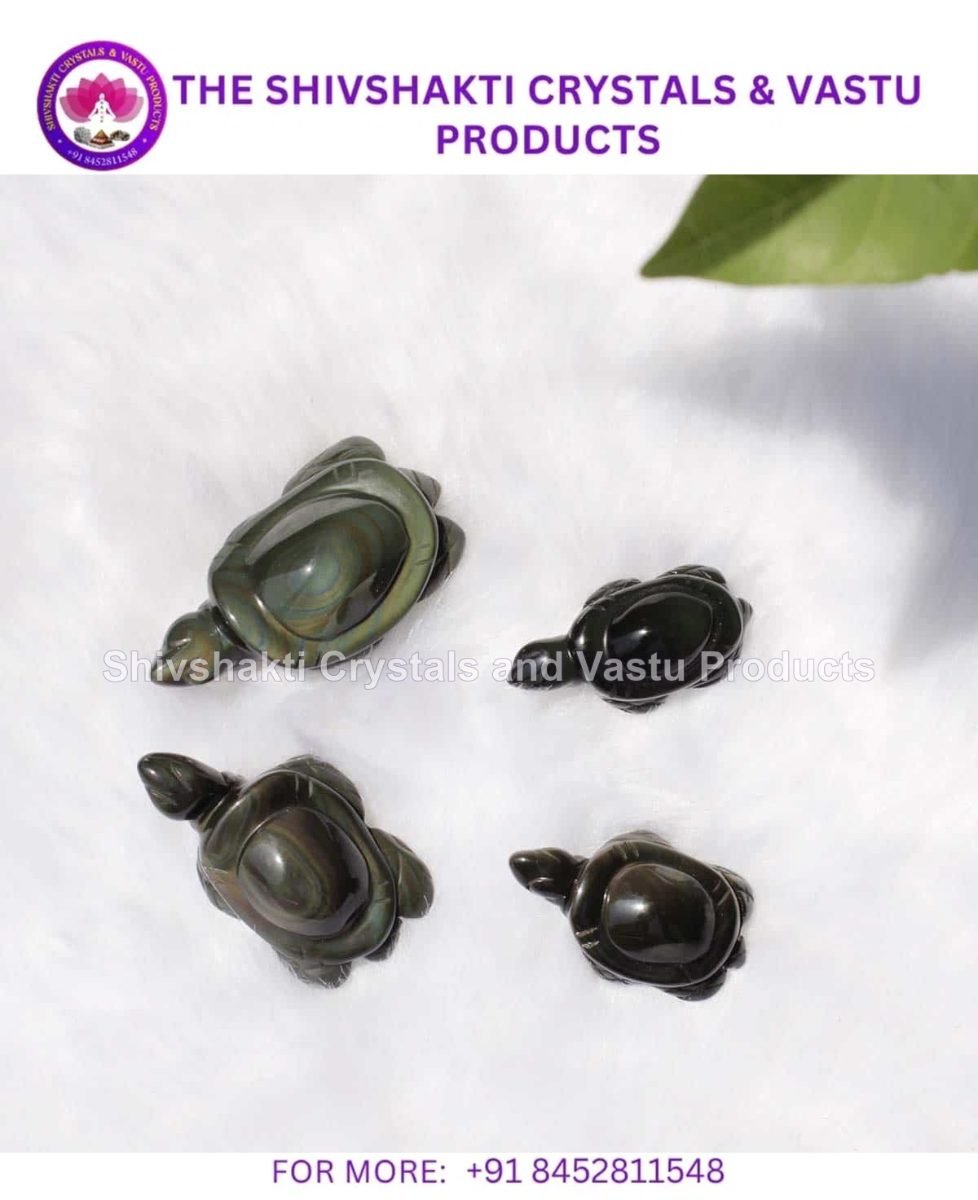 Rainbow Obsidian Turtles