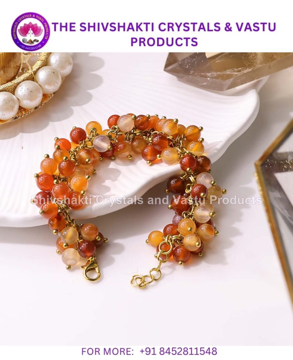 Red Carnelian Bunch Bracelet