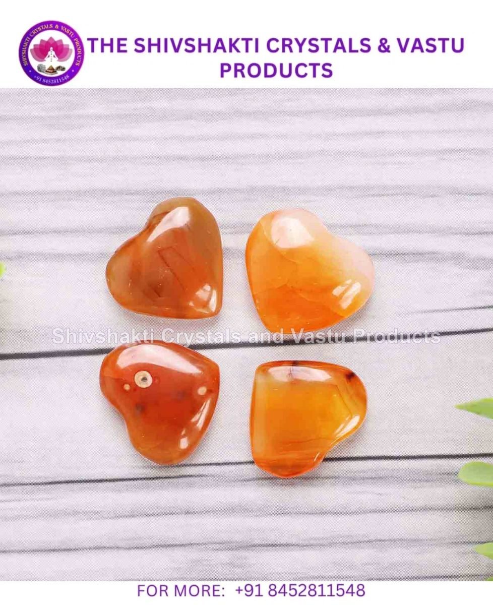 Red Carnelian Mini Heart Shape