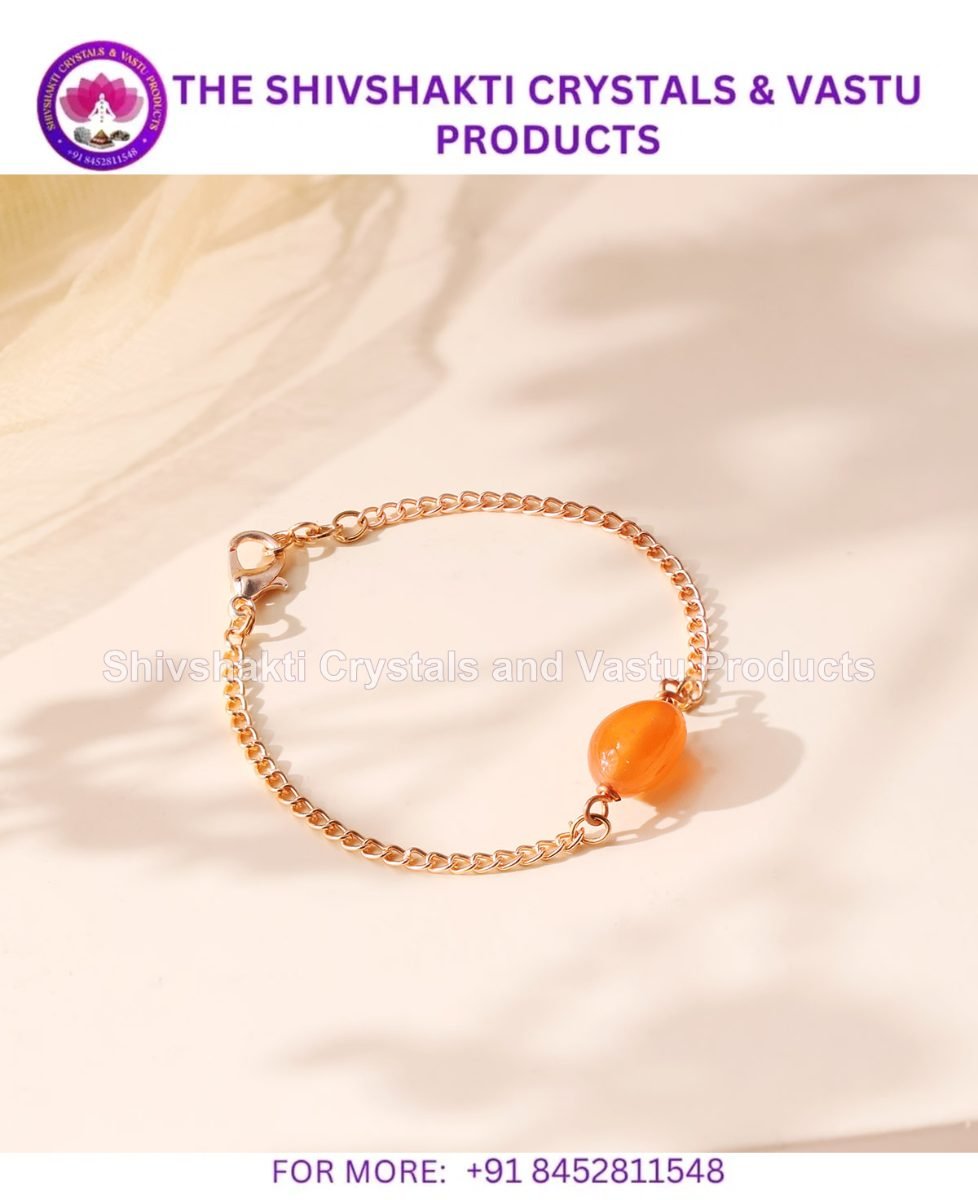 Red Carnelian Single Tumble Bracelet