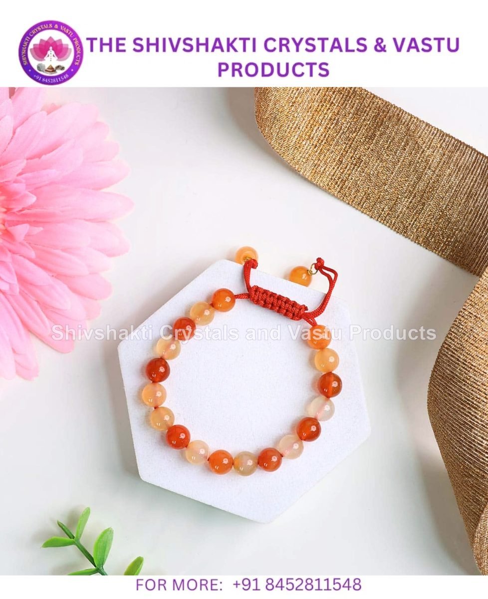 Red Carnelian Thread Bracelet 8mm