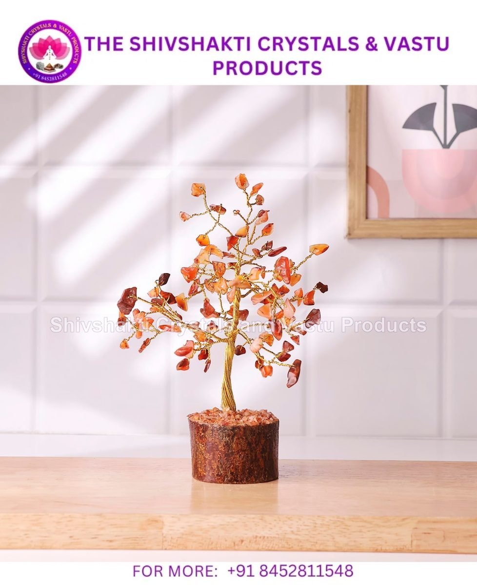 Red Carnelian Tree Gold Wire – 100 Beads