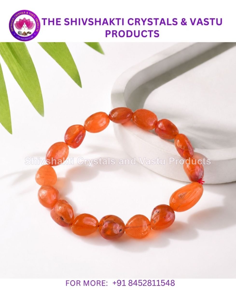 Red Carnelian Tumble Bracelet