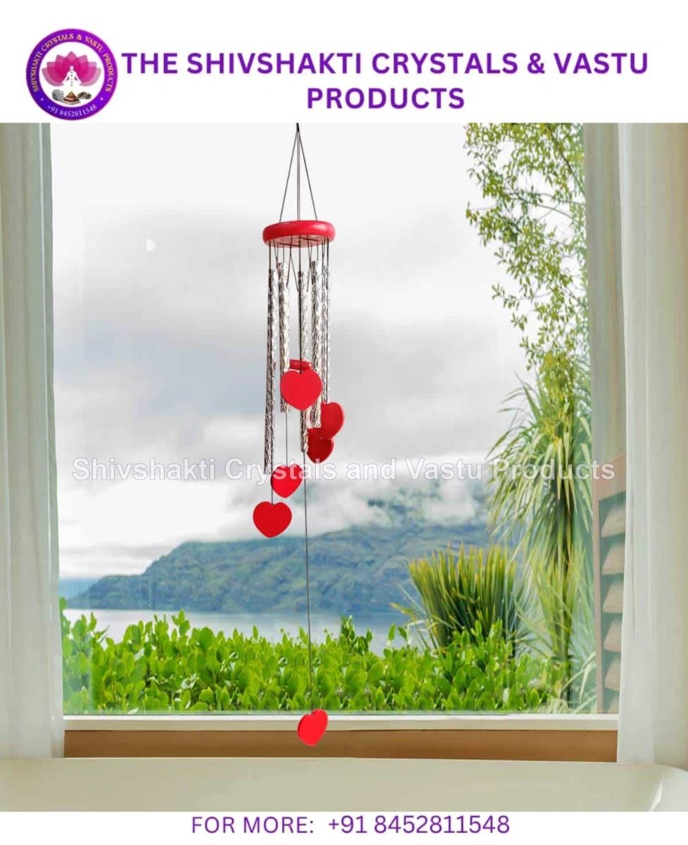 Red Heart Wind Chime