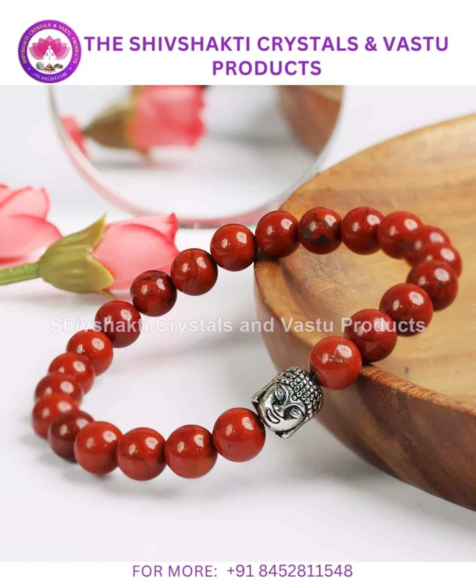 Red Jasper Buddha Bracelet