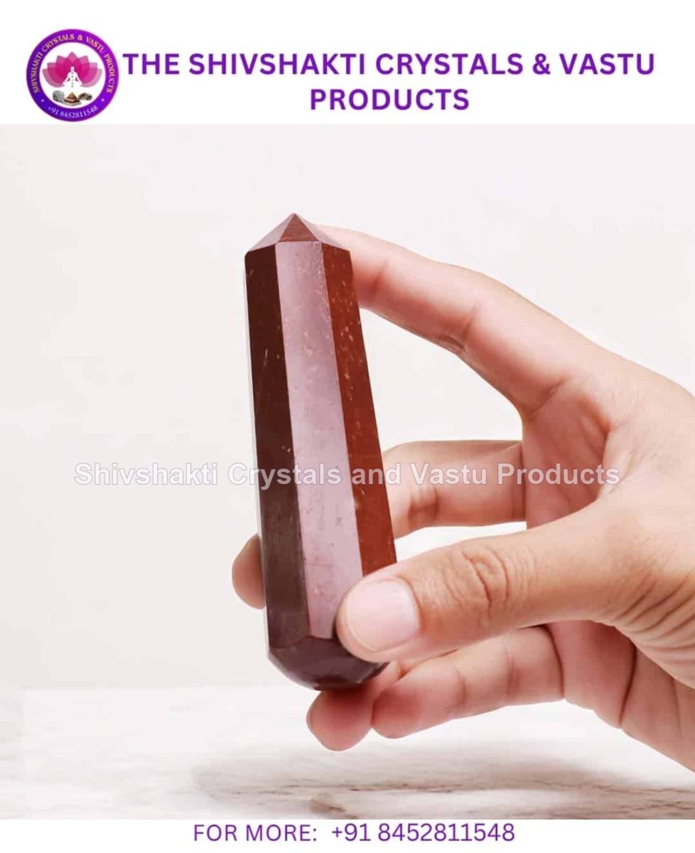 Red Jasper Pencil Massager Wand