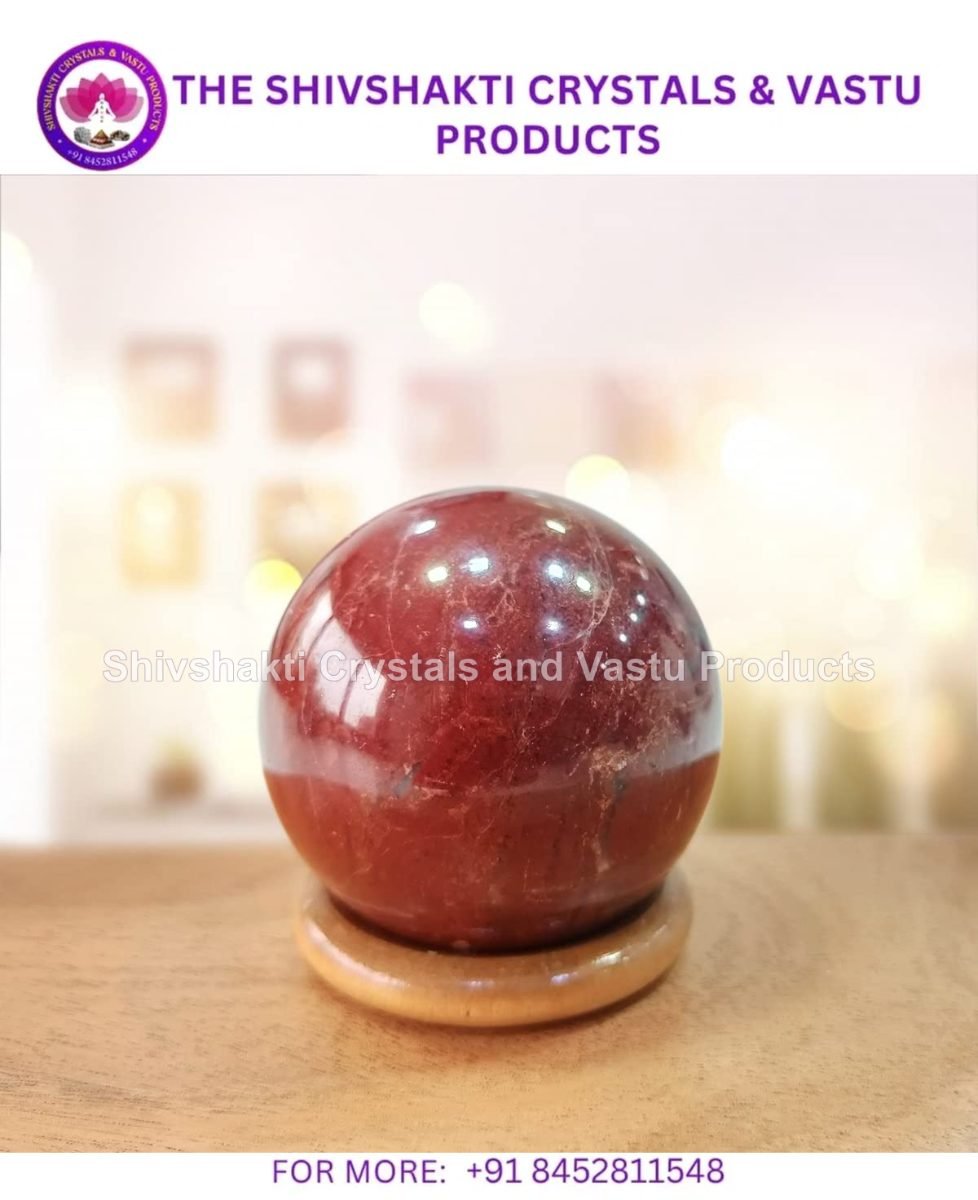 Red Jasper Polished Sphere