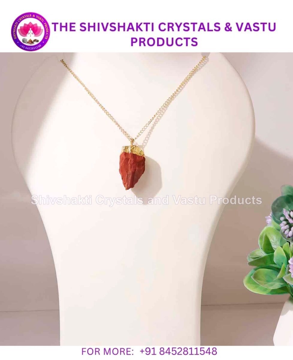 Red Jasper Raw Pendant