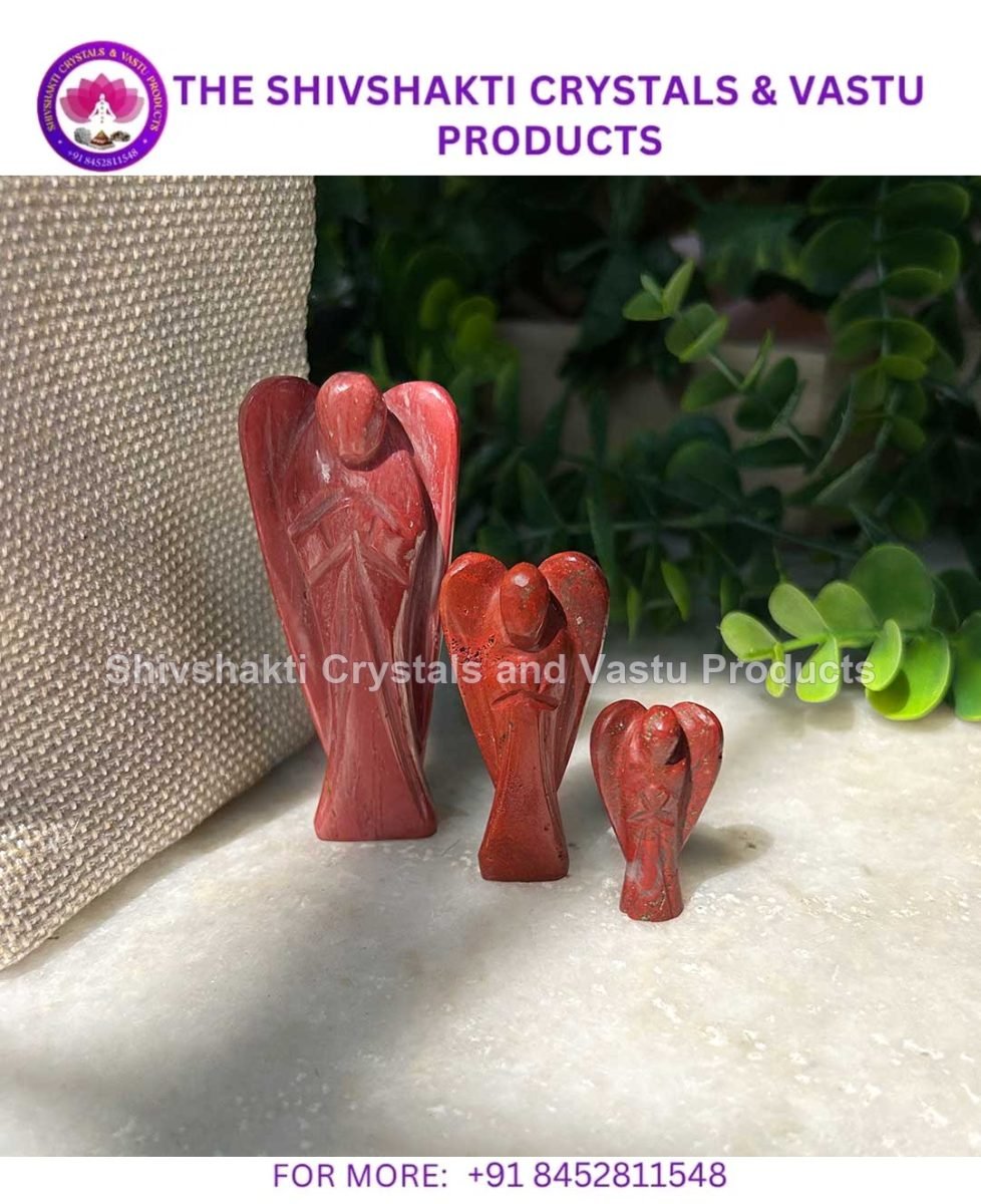 Red Jasper Stone Angel