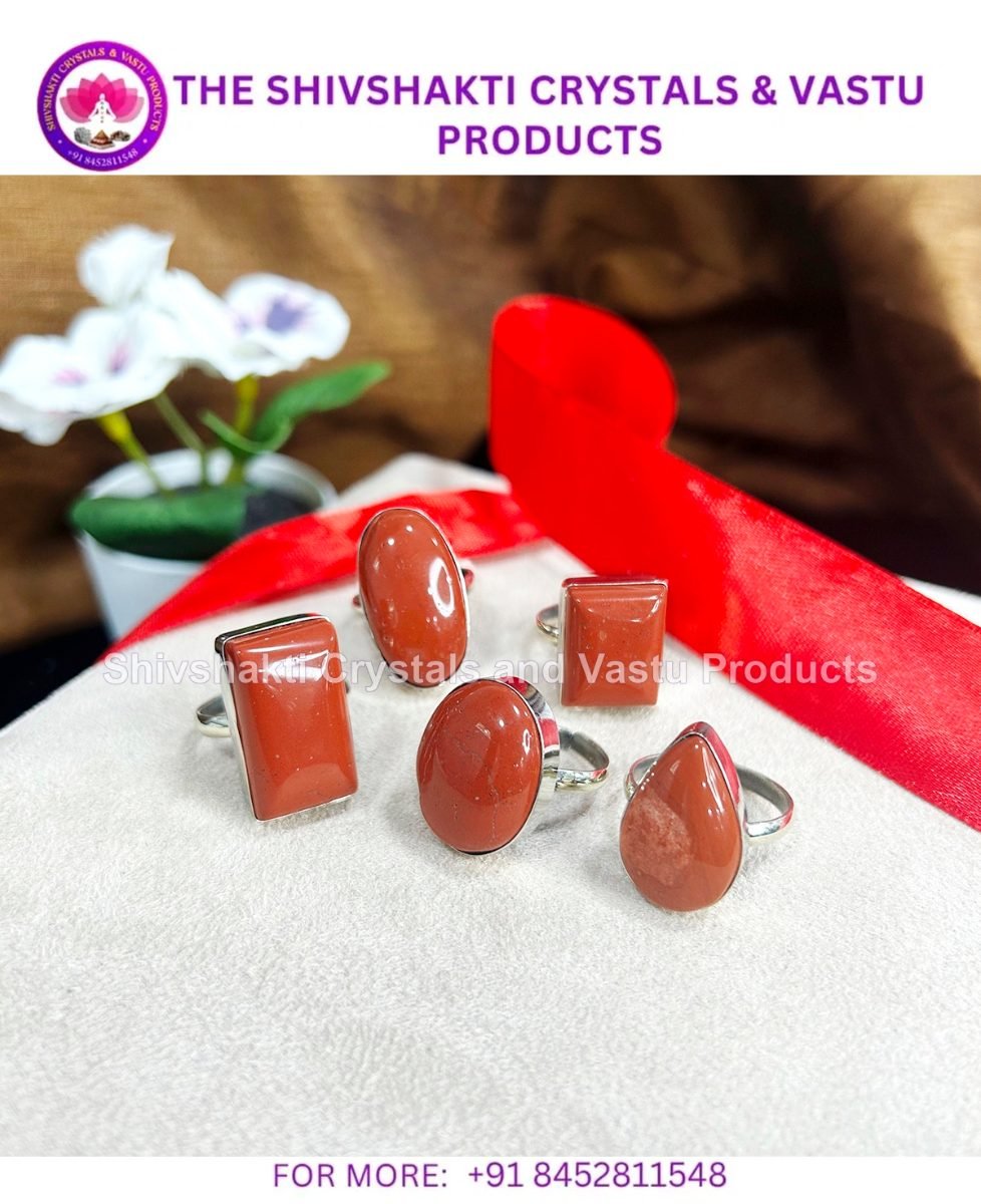 Red Jasper Stone Rings