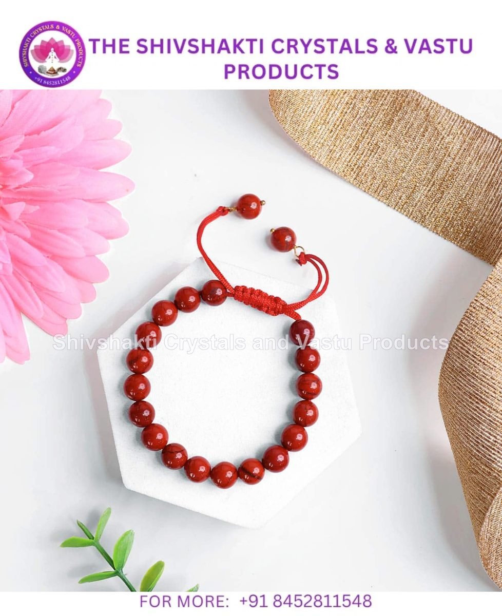 Red Jasper Thread Bracelet 8mm