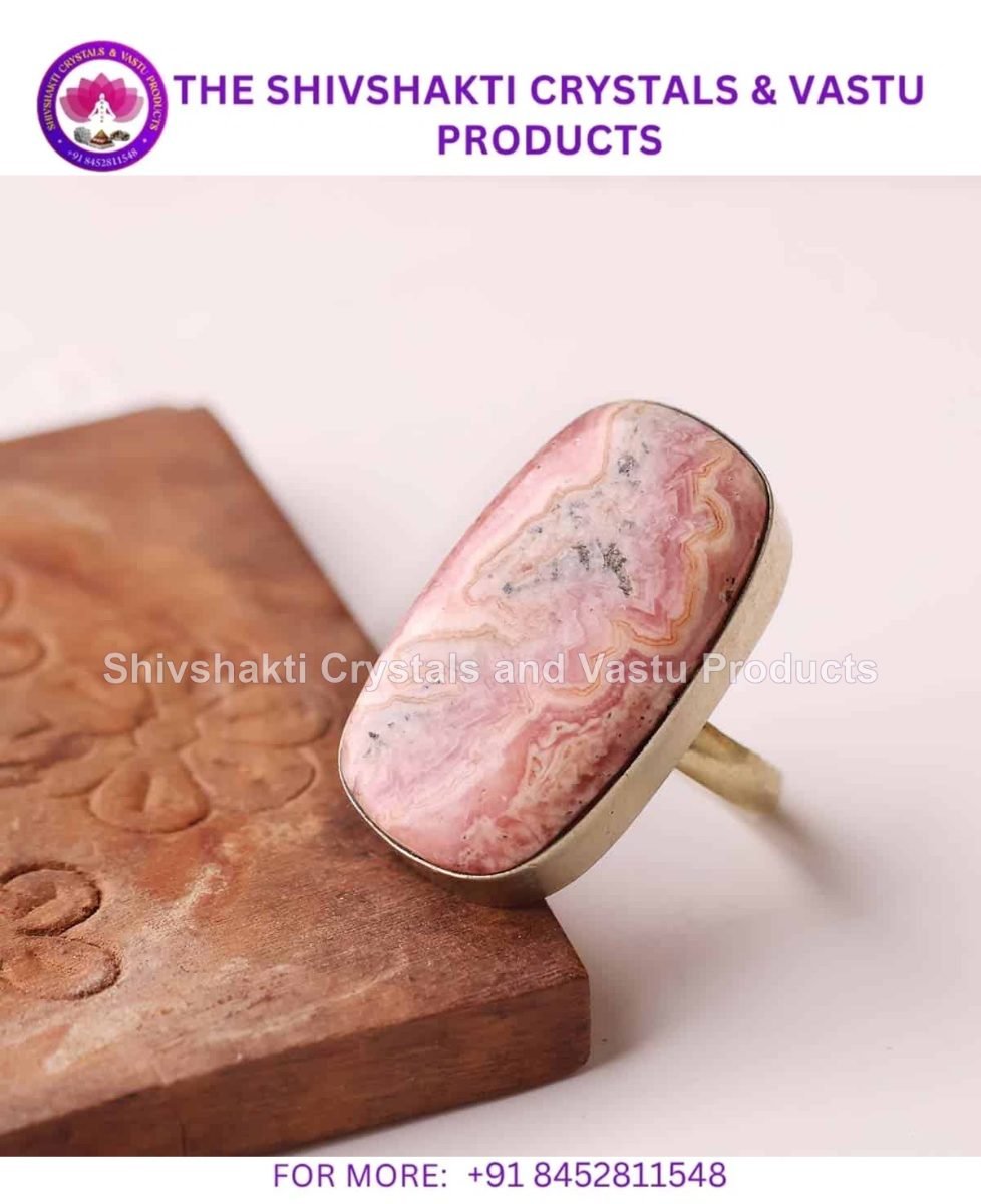 Rhodochrosite Cabochon Ring