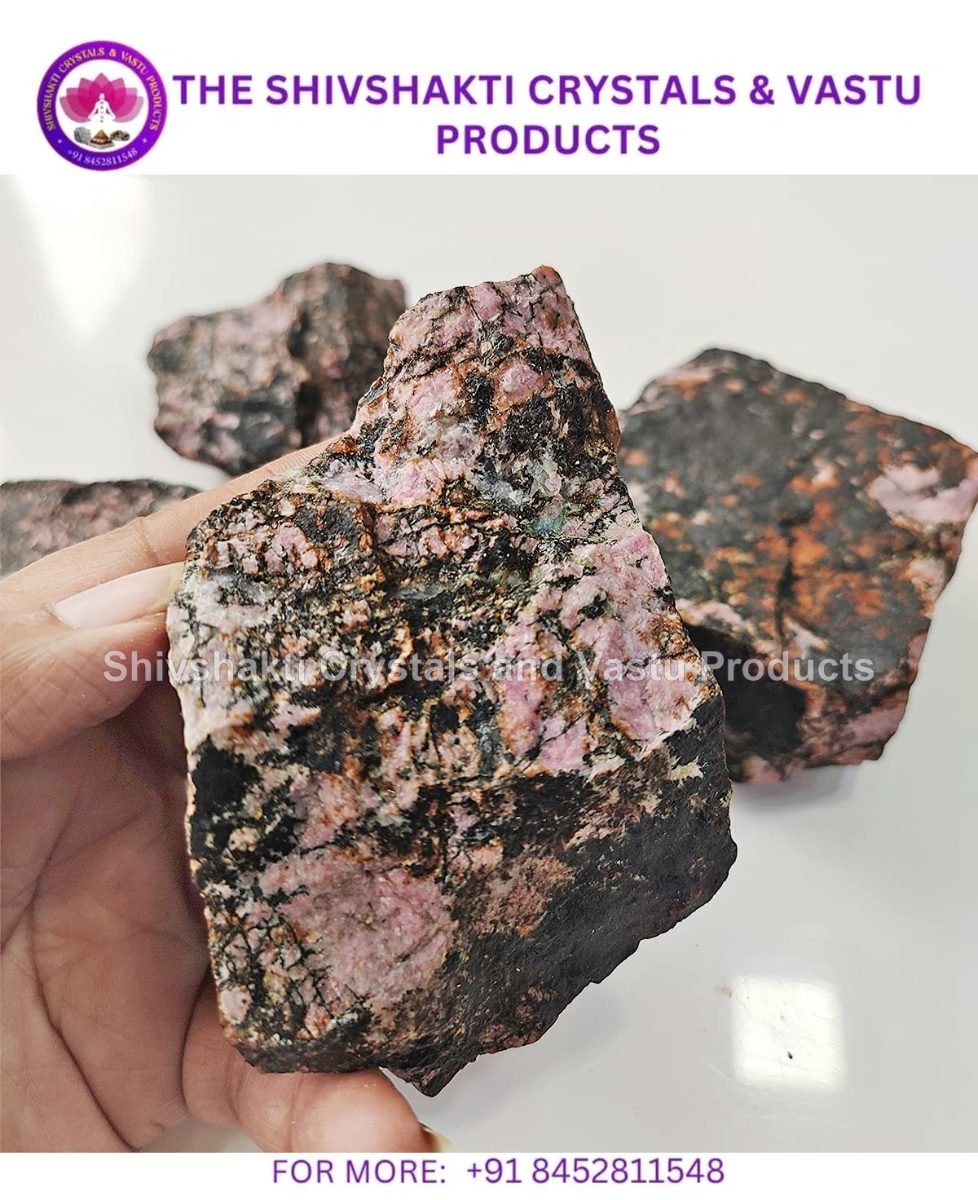 Rhodonite Raw Stones
