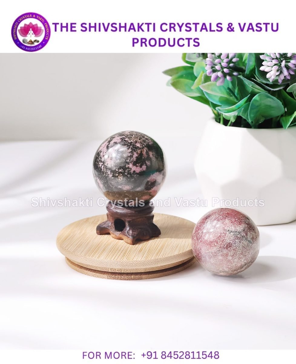 Rhodonite Sphere
