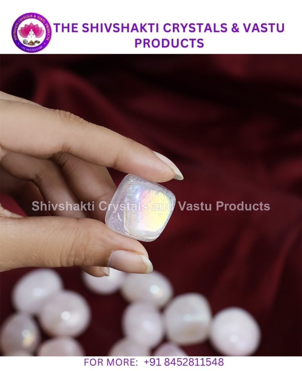 Rose Quartz Aura Tumble Stone
