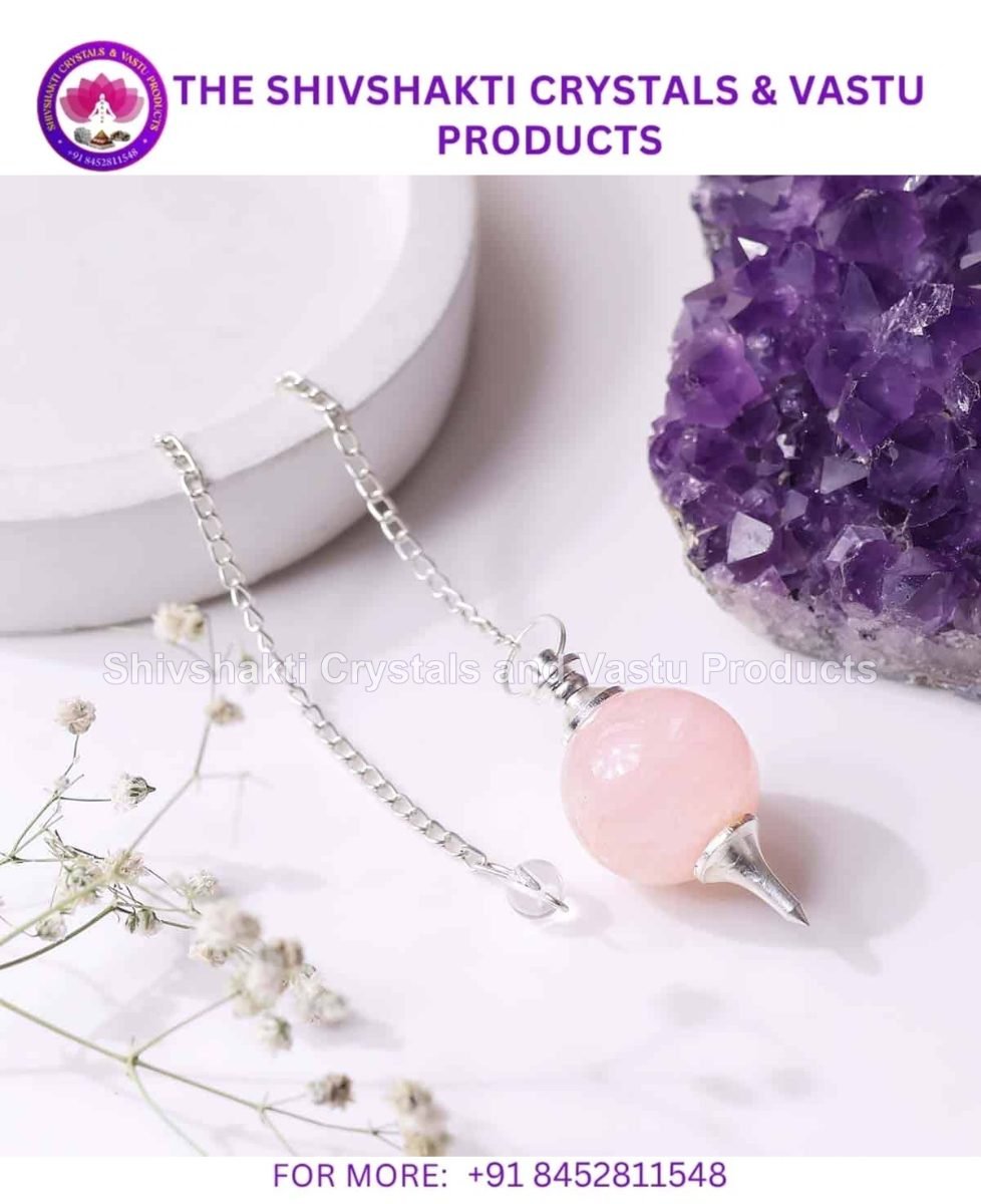 Rose Quartz Ball Pendulum
