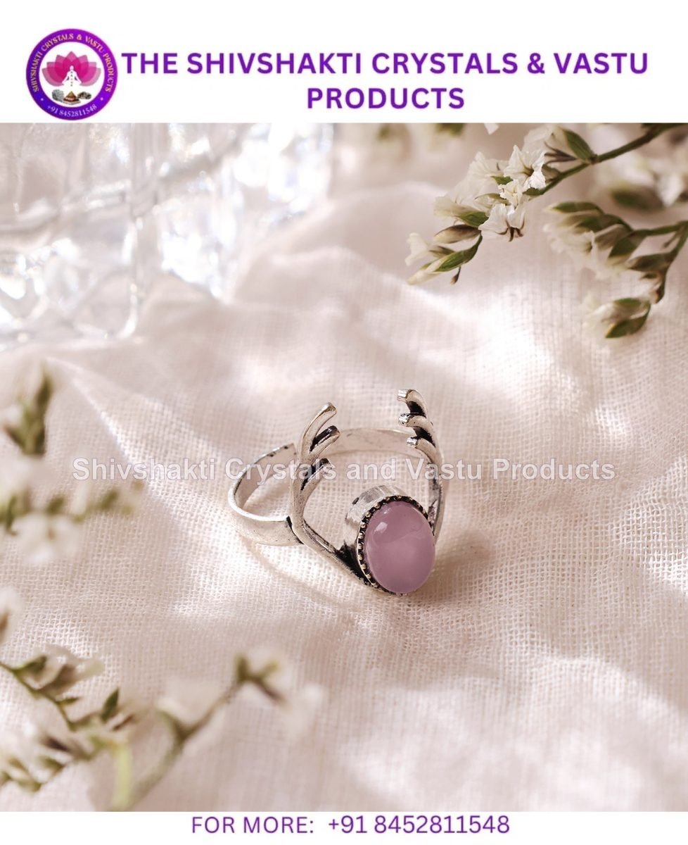 Rose Quartz Dear Antlers Ring