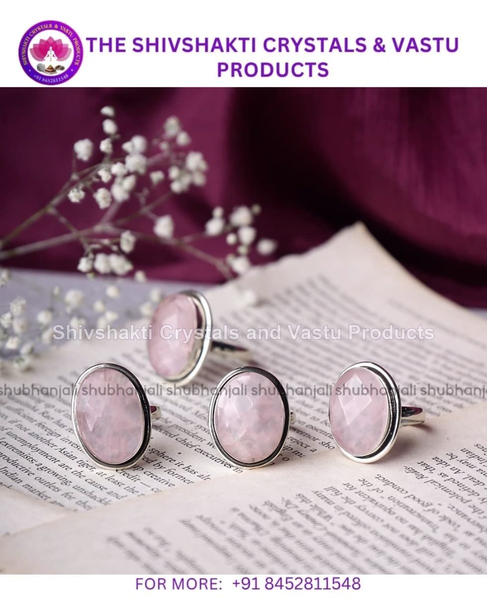 Rose Quartz Faceted Ring