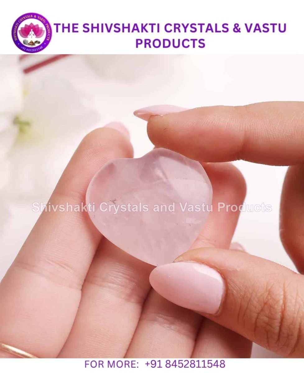 Rose Quartz Small Heart Shape