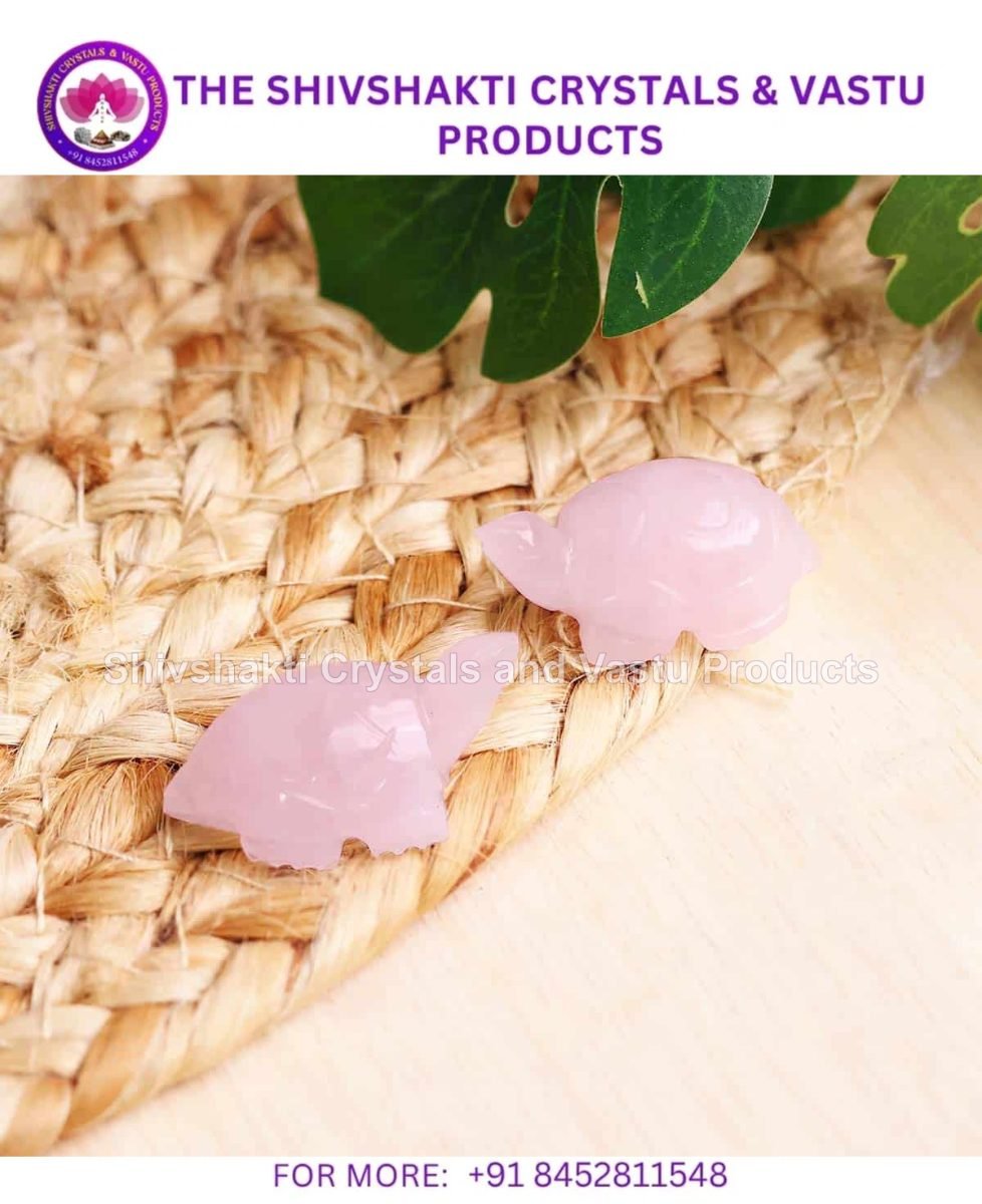 Rose Quartz Small Tortoise Plain