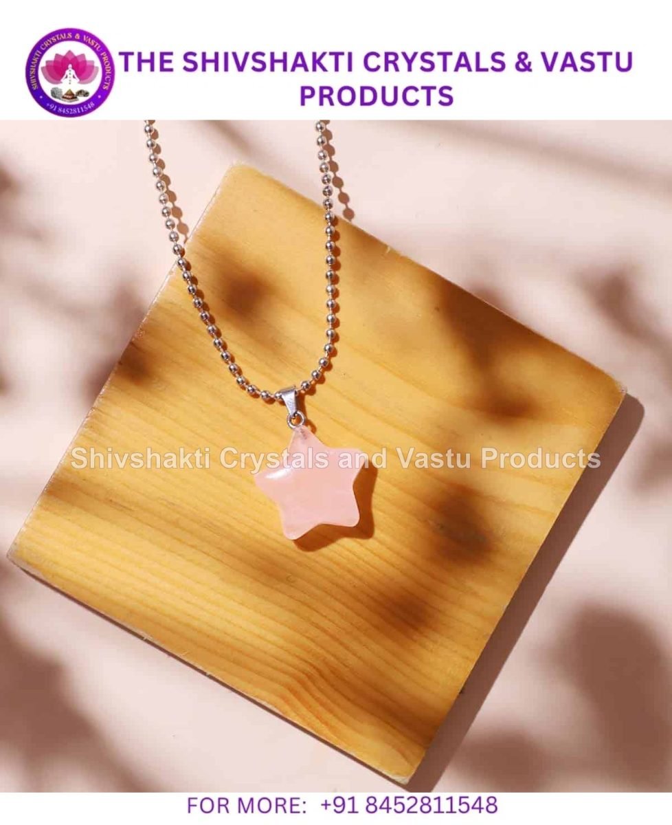 Rose Quartz Star Pendant