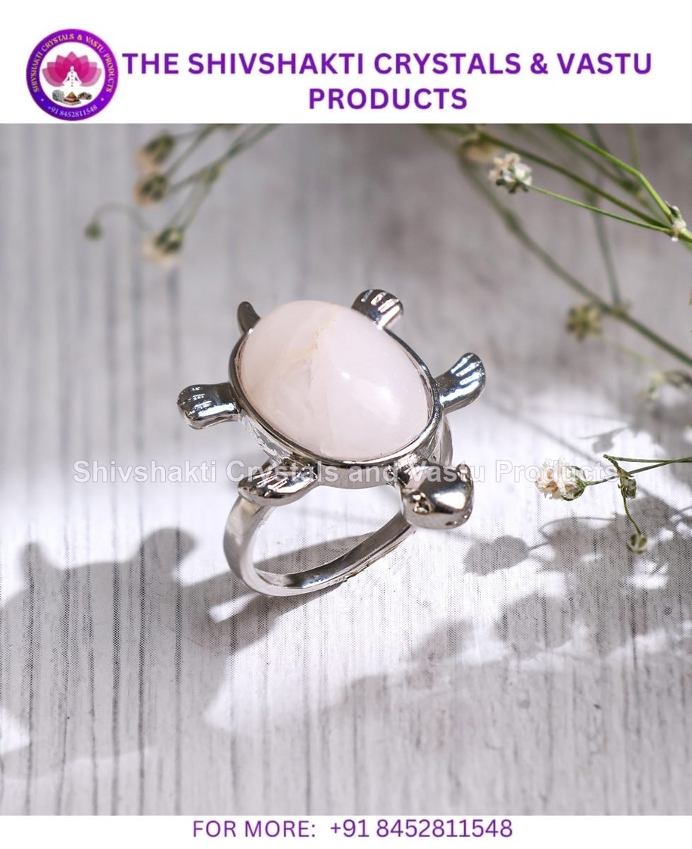Rose Quartz Tortoise Ring