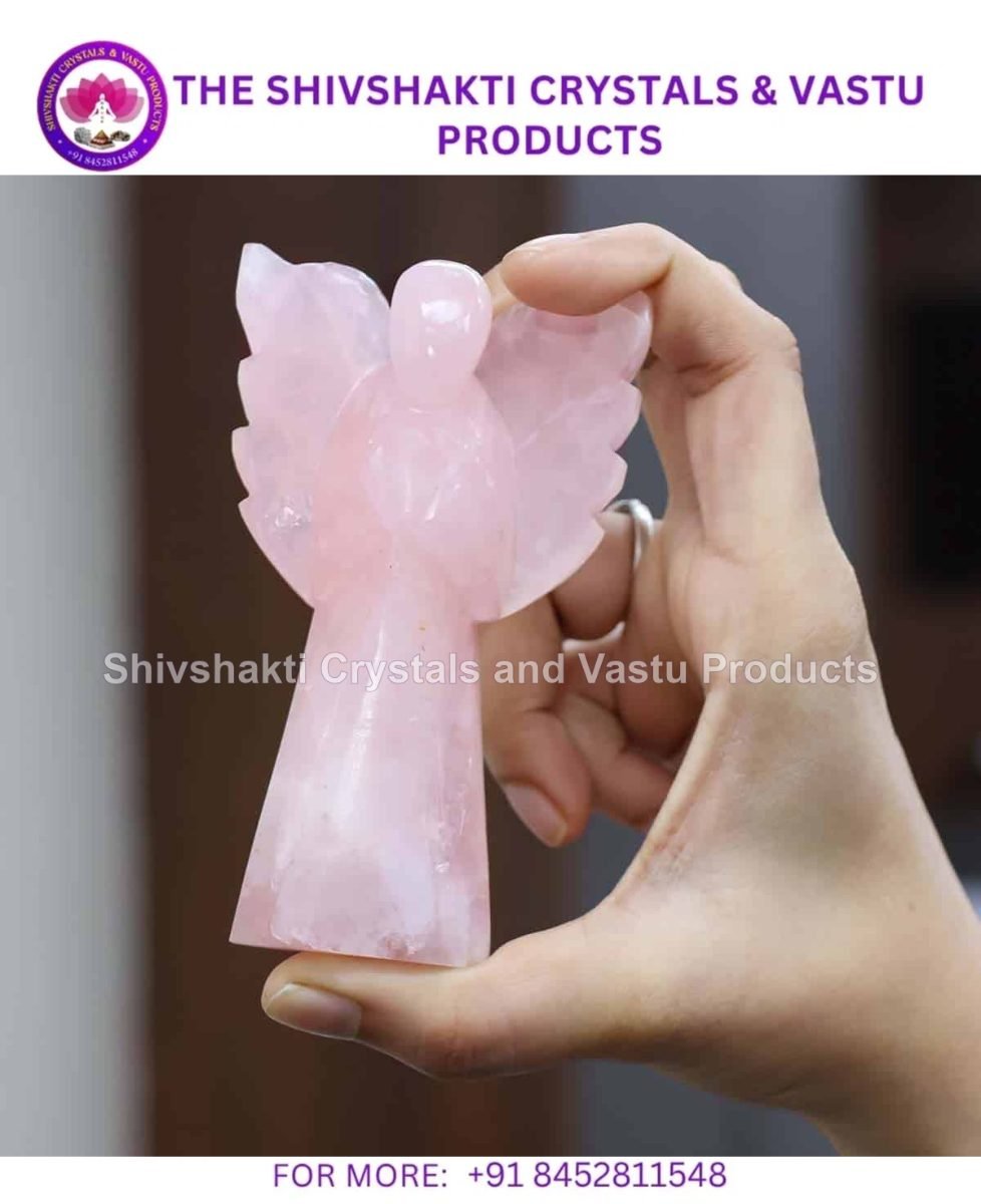 Rose Quartz Wings Angel