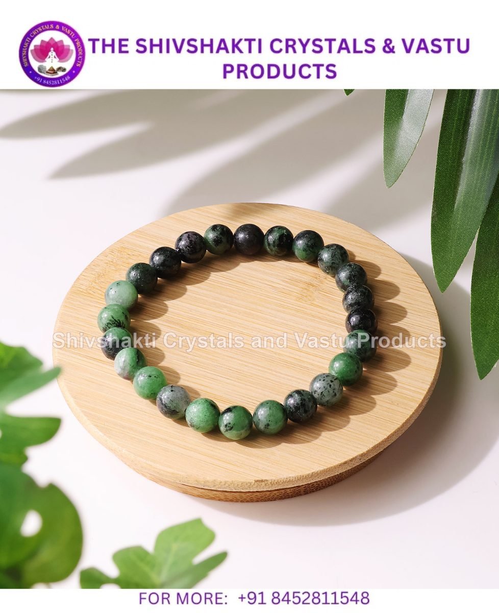 Ruby Zoisite Beads Bracelet
