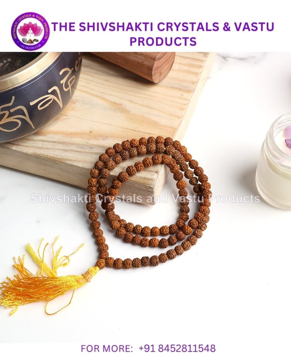 Rudraksh beads jaap mala 108+1 beads