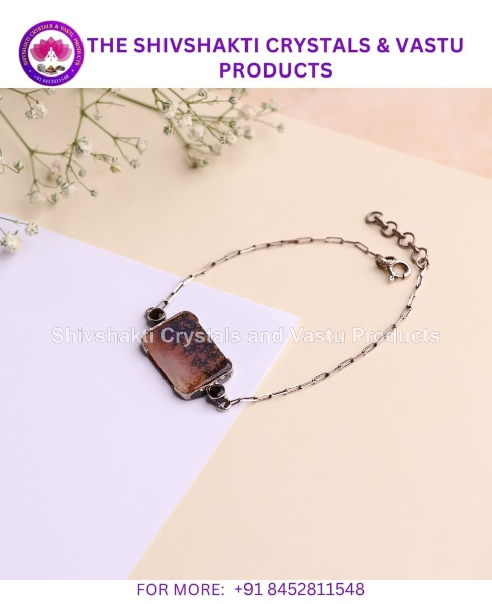 Russian Dendrite Bracelet Silver