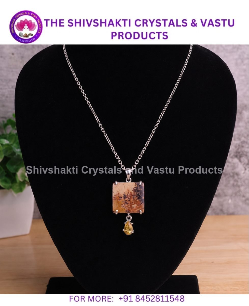 Russian Dendrite Pendant Silver C