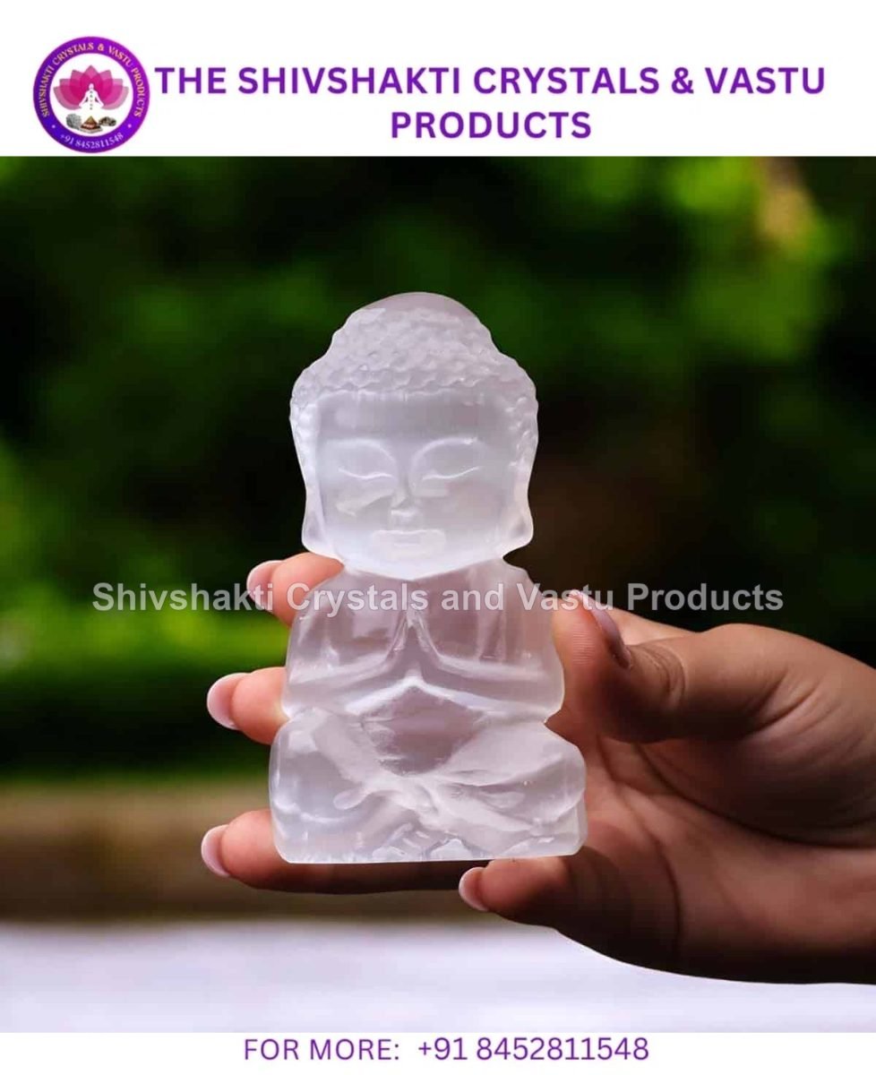 Selenite Buddha