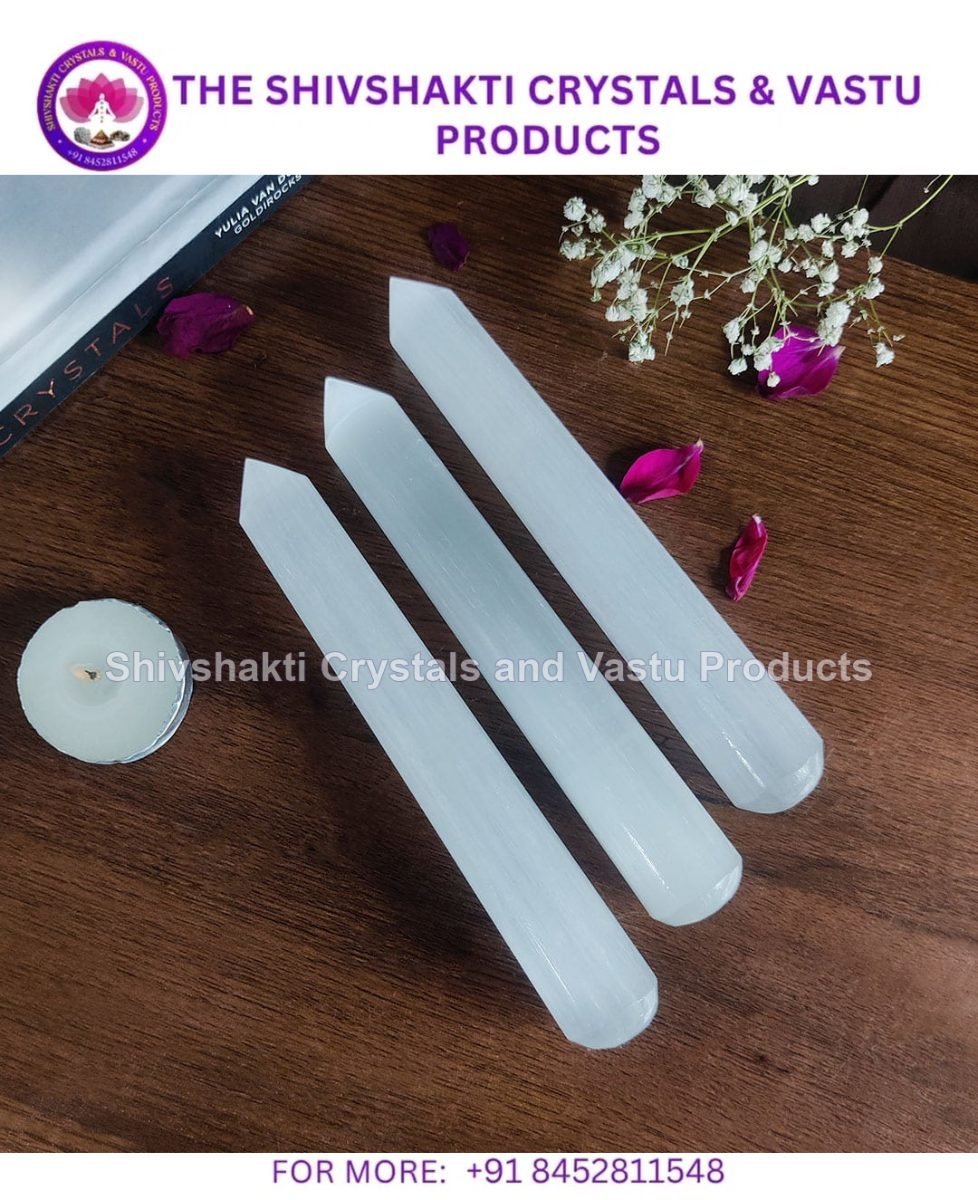 Selenite Pencil Wand