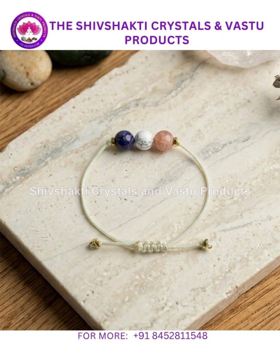 Self Care 3 Beads Thread Bracelet