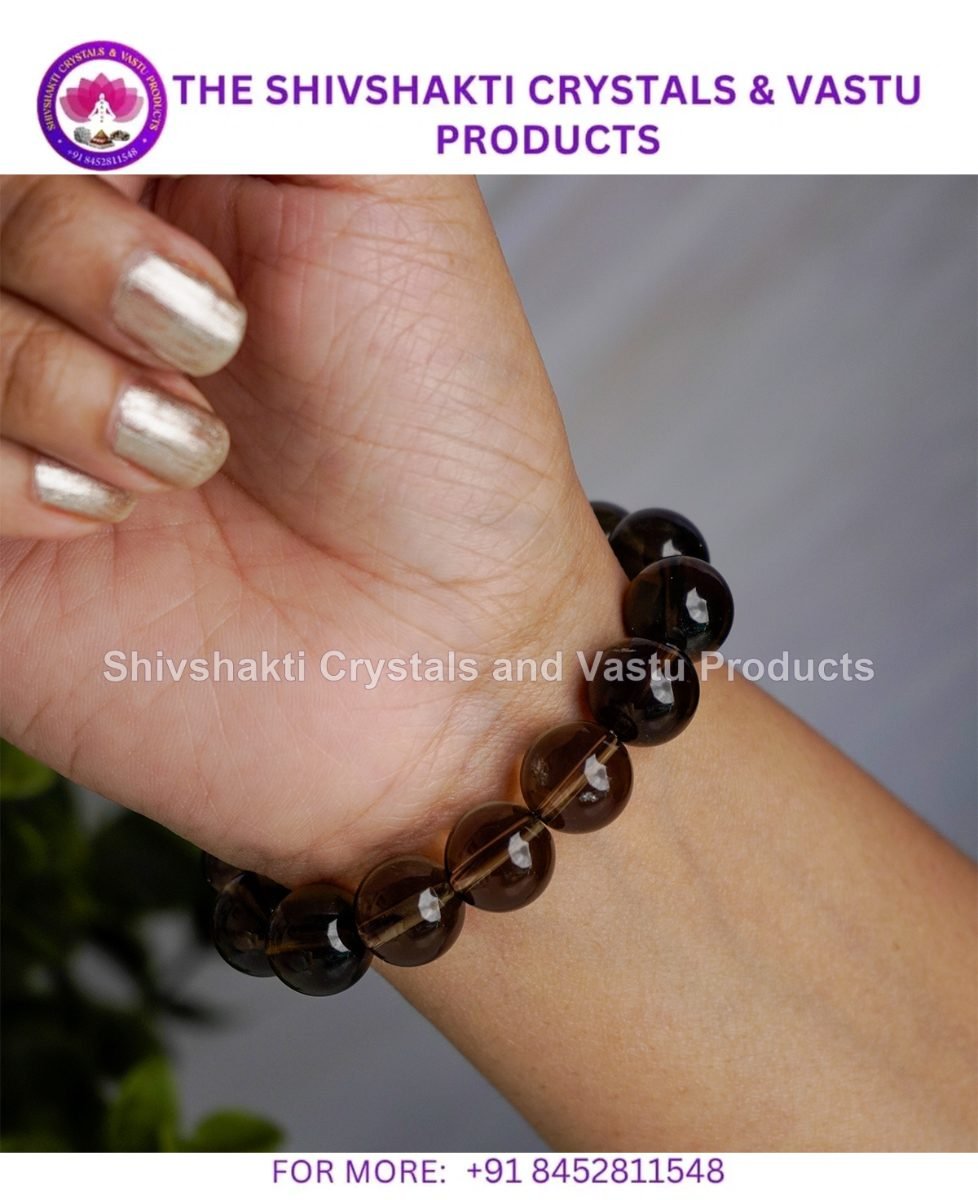 Smokey Quartz Bracelet 12mm