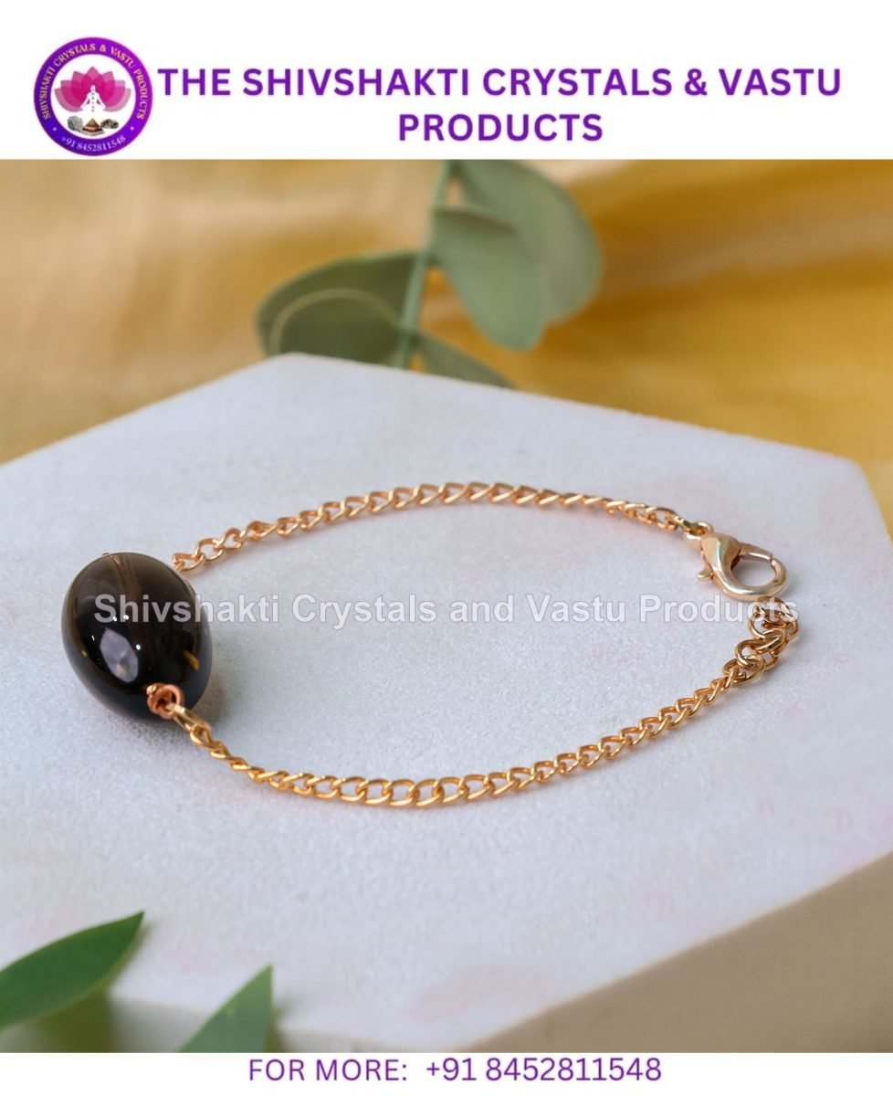 Smokey Quartz Single Tumble Bracelet
