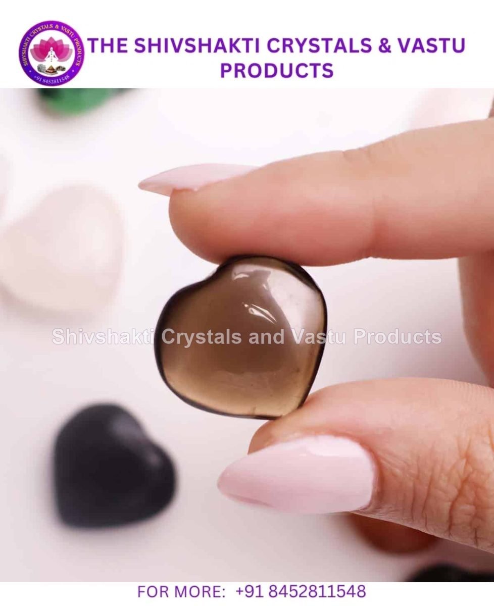 Smoky Quartz Mini Heart Shape