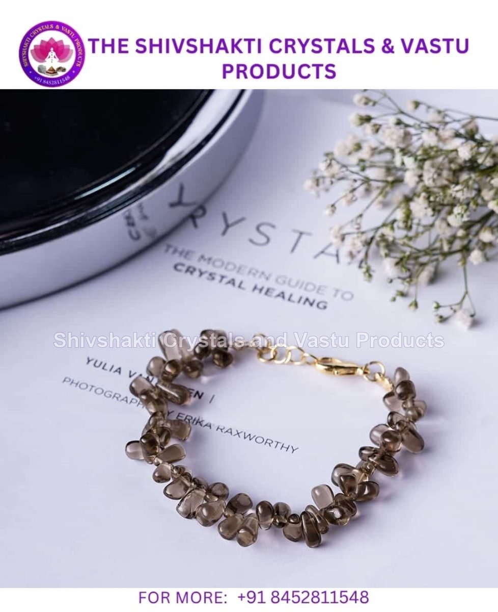 Smoky Quartz Tear Drop Bracelet