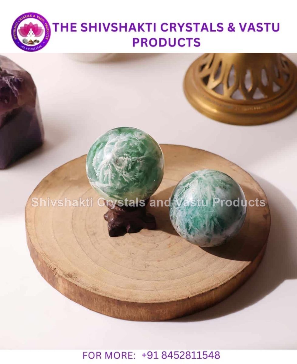 Snowflake Fluorite Sphere