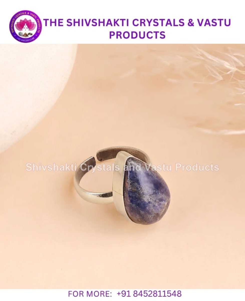 Sodalite Drop Ring