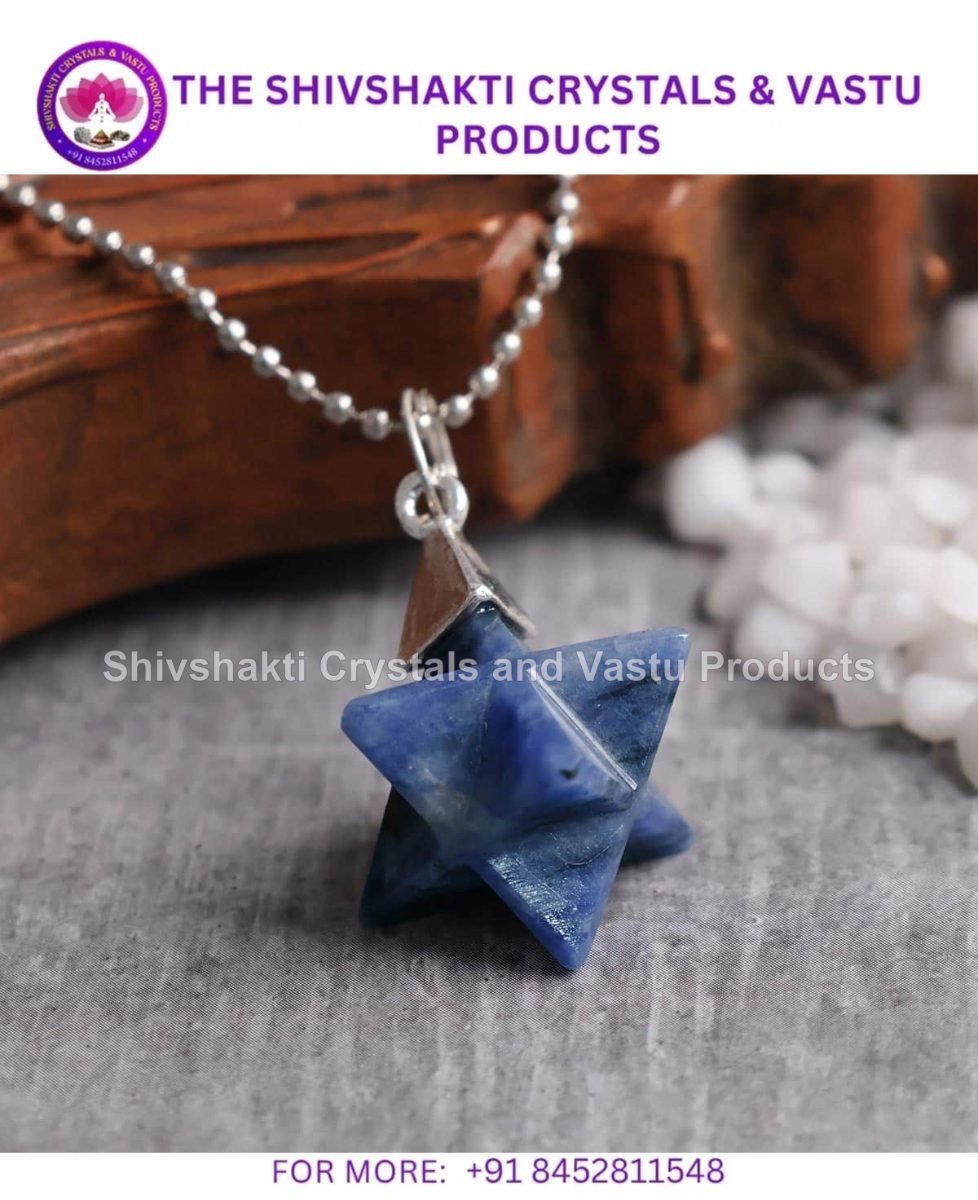 Sodalite Merkaba Shape Pendant
