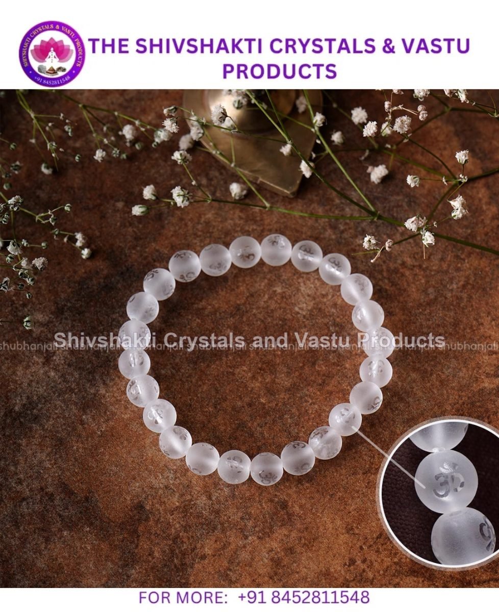 Sphatik With OM Bracelet