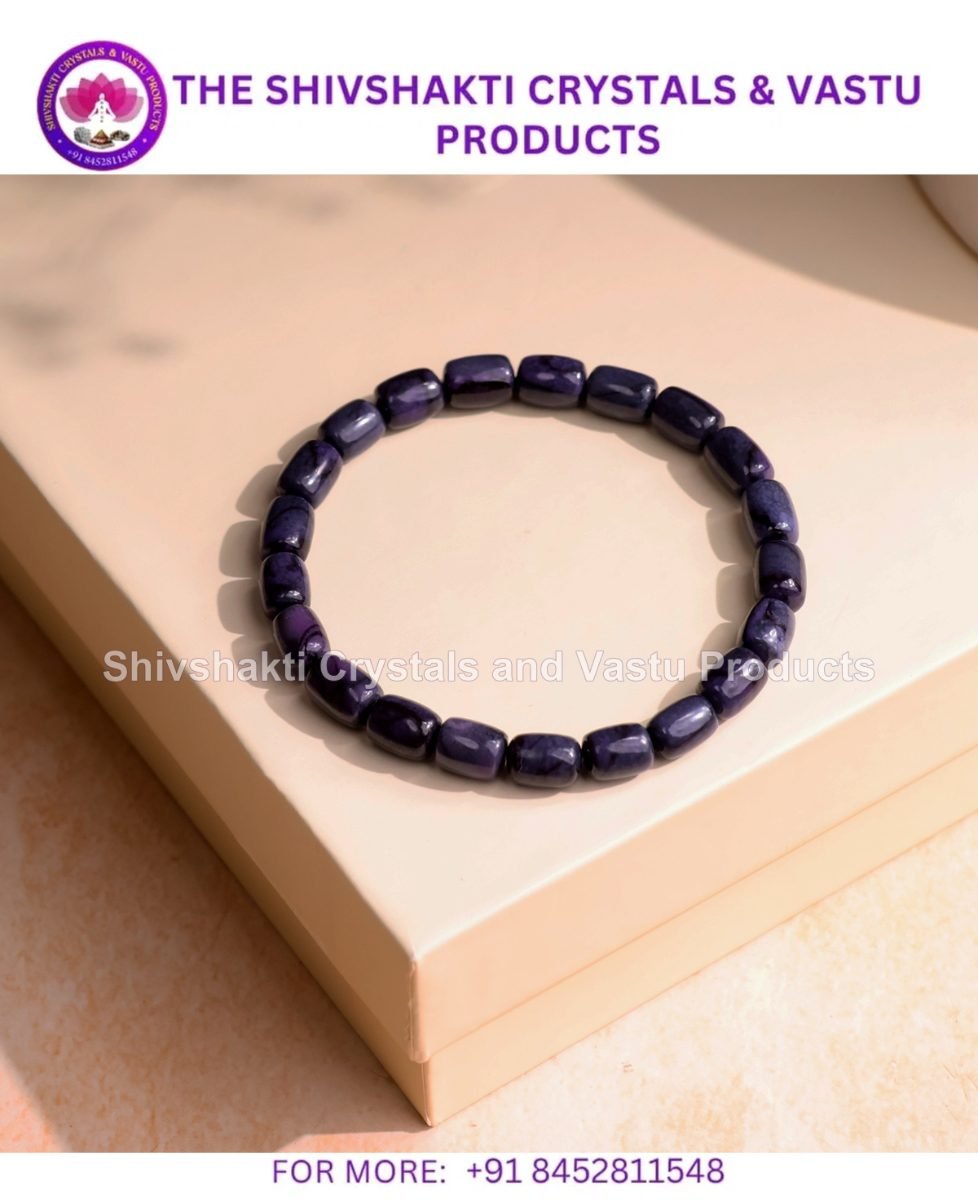 Sugilite Rectangle Shape Bracelet 10-15 Gms