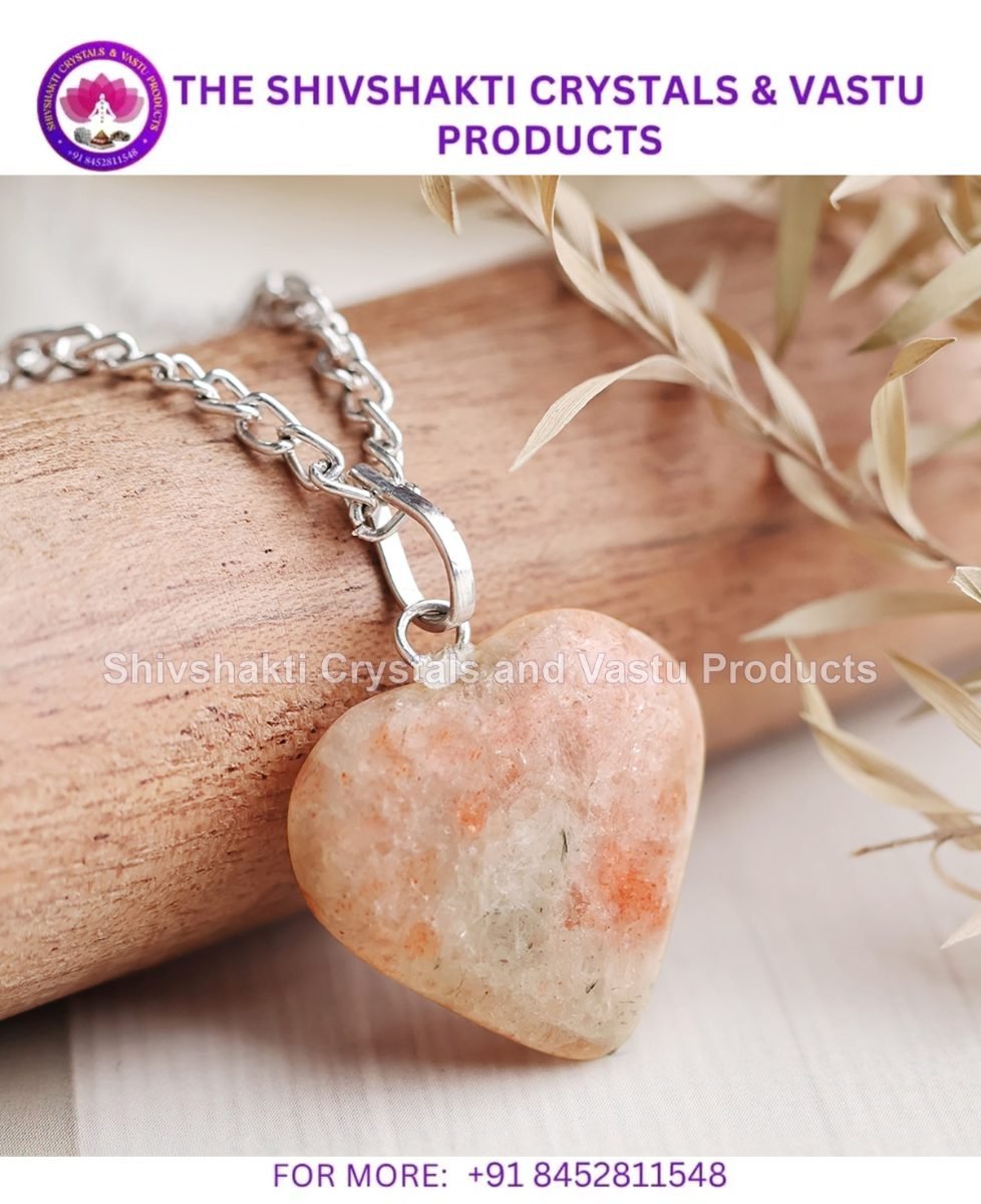 Sunstone Mini Heart Pendant