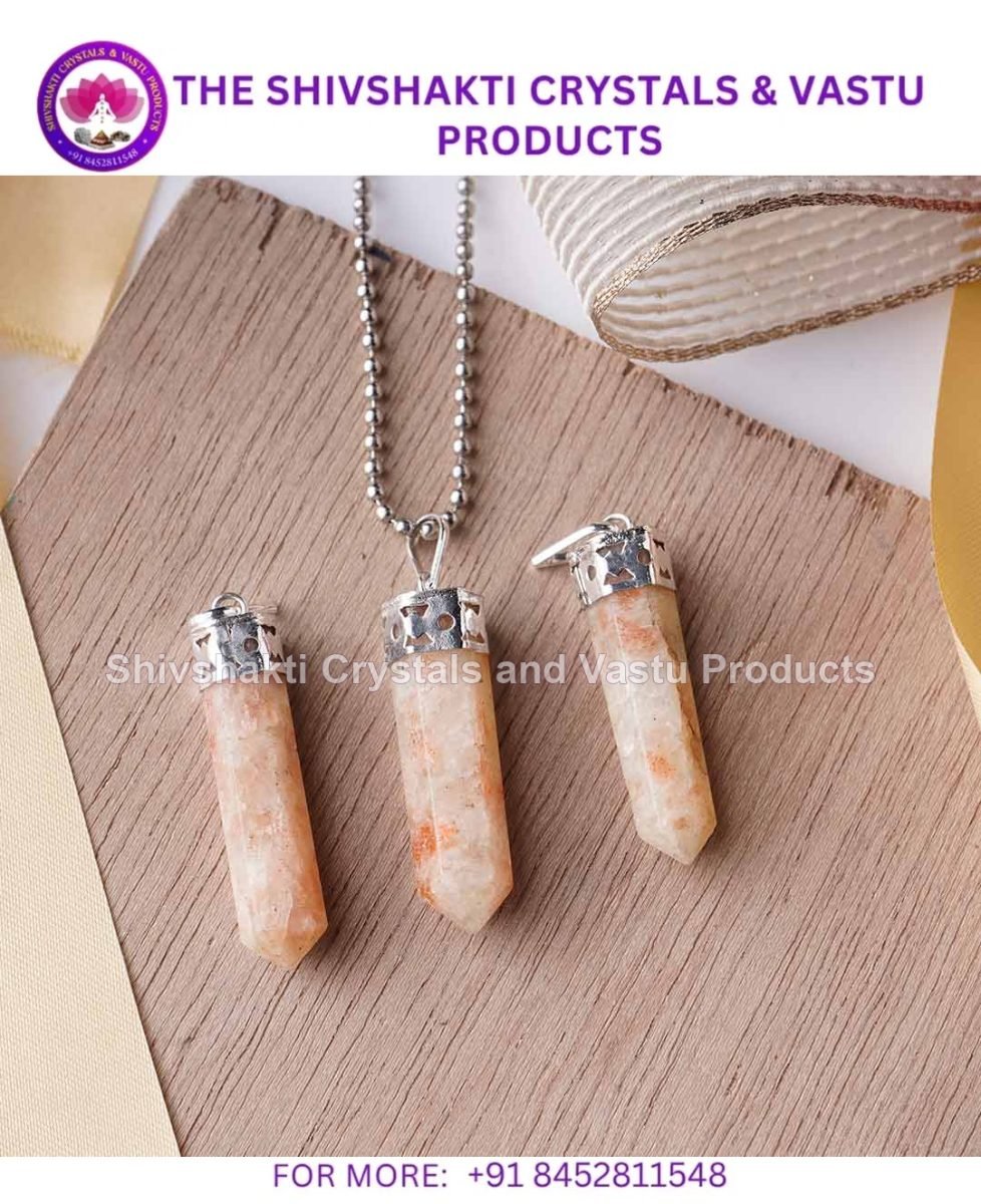 Sunstone Pencil Pendant