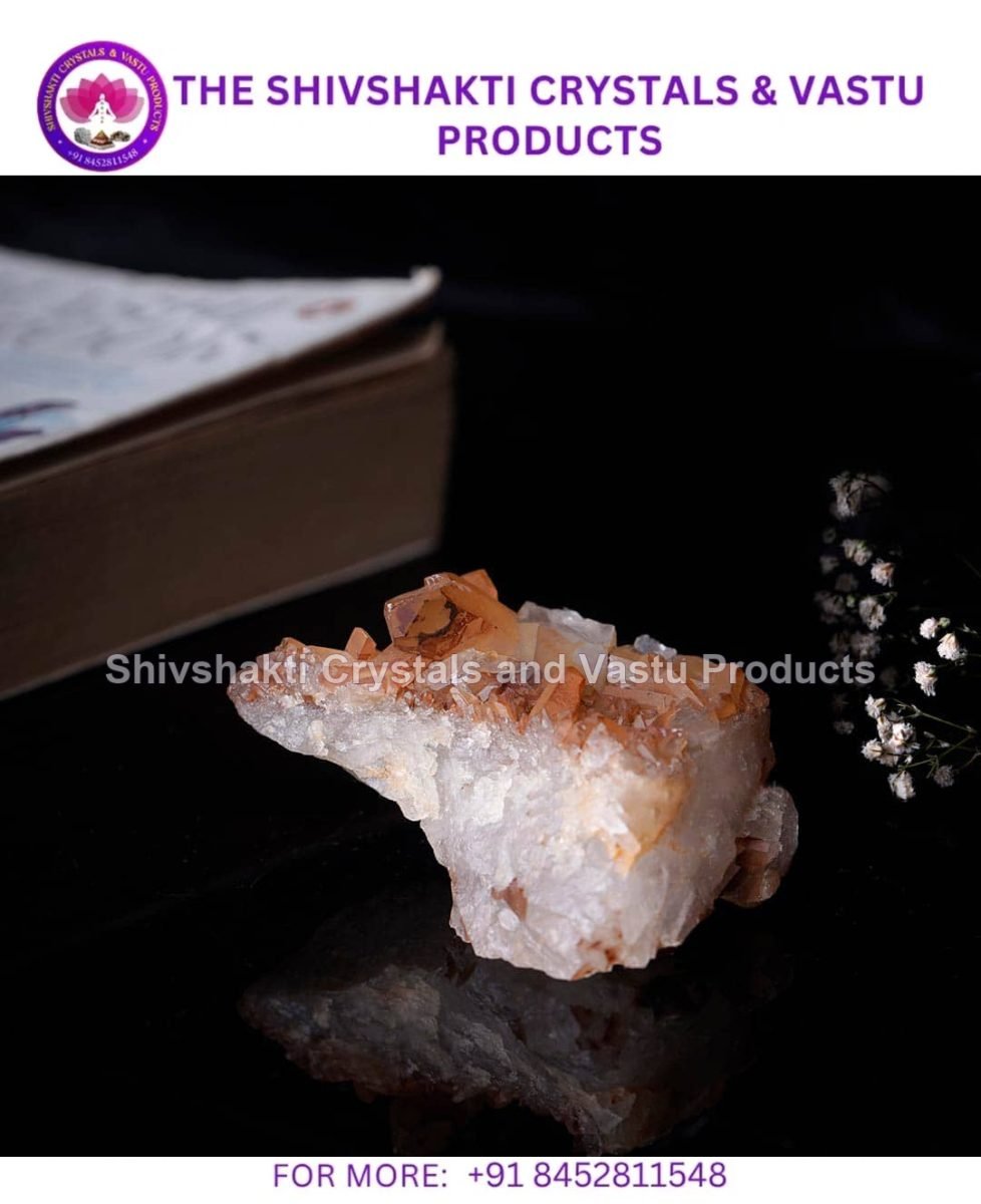 Tangerine Quartz Raw Cluster