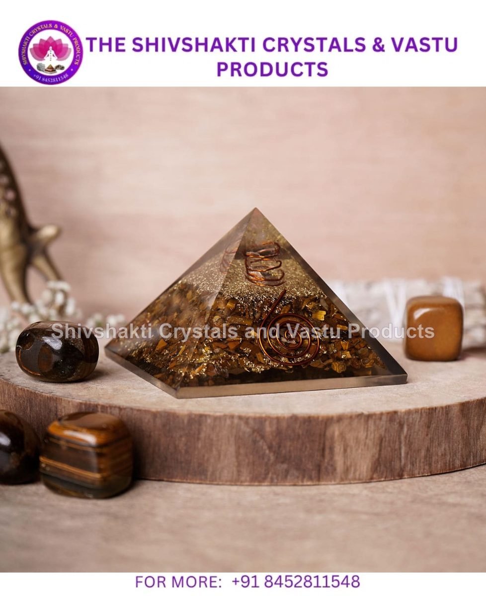 Tiger Eye Orgone Pyramid